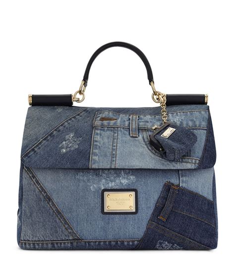 dolce gabbana sicily bag sale|Dolce & Gabbana denim bag.